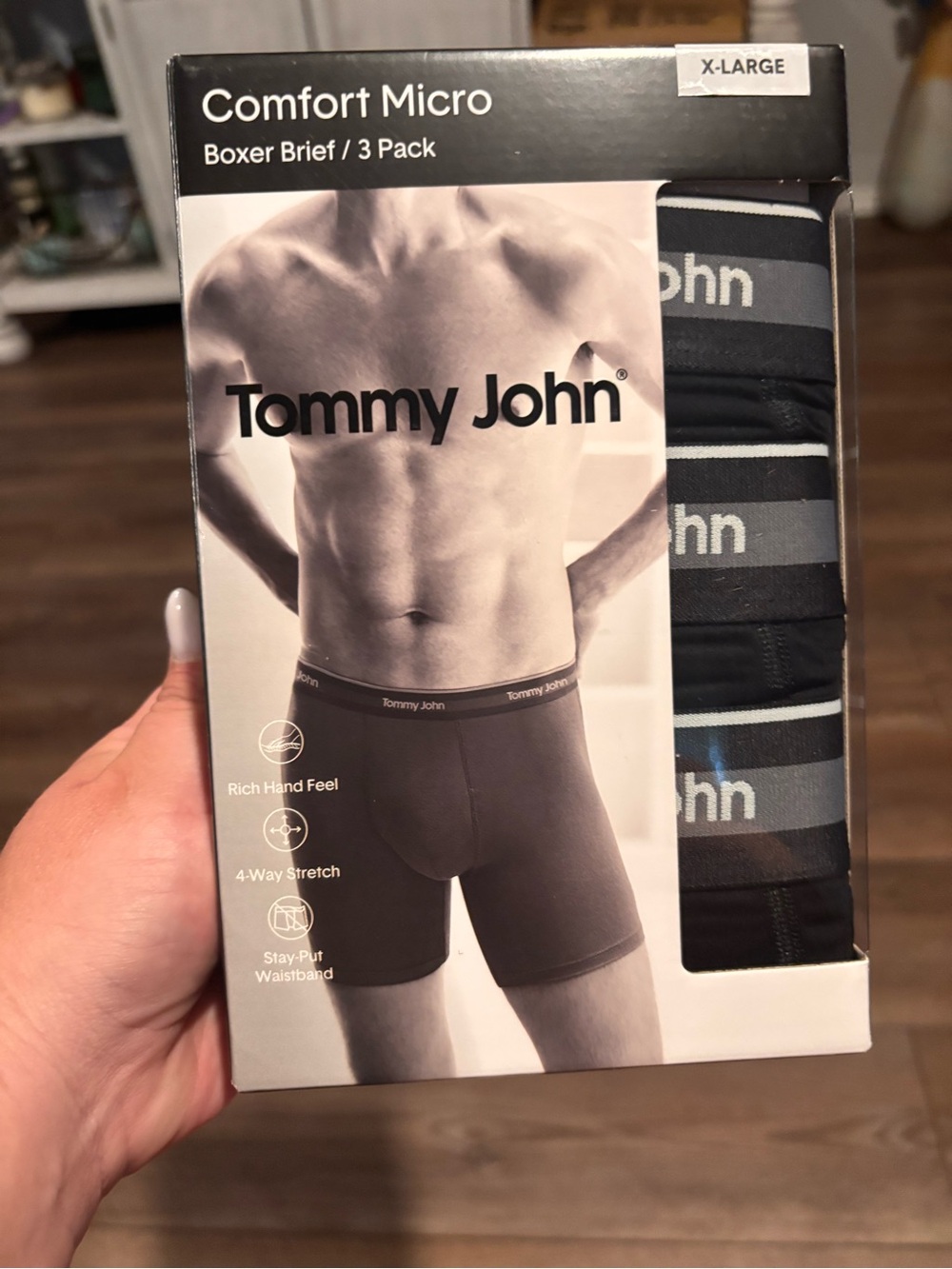 Tommy John Black Boxer Briefs